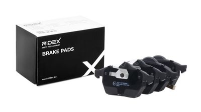 комплект спирачно феродо, дискови спирачки RIDEX 402B0249