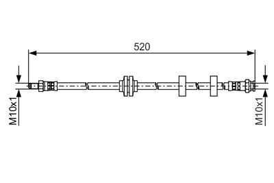 Brake Hose 1 987 481 495