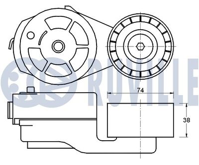 INTINZATOR CUREA CUREA DISTRIBUTIE RUVILLE 541316 1