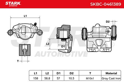 спирачен апарат STARK SKBC-0461389