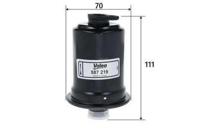 VALEO 587219 Топливный фильтр  для HYUNDAI COUPE (Хендай Коупе)