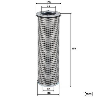 Filtru, sistem hidraulic primar MANN-FILTER HD 13 114