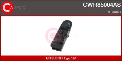 CASCO CWR85004AS Кнопка склопідйомника для MITSUBISHI (Митсубиши)