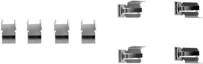 Комплектующие, колодки дискового тормоза HELLA 8DZ 355 202-211 для DAIHATSU WILDCAT/ROCKY