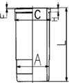 Cilindervoering - 89585110 - KOLBENSCHMIDT