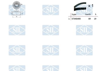 SET CUREA DE DISTRIBUTIE Saleri SIL TK1069 1