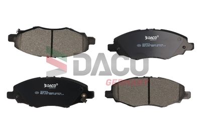 Комплект тормозных колодок, дисковый тормоз DACO Germany 323909 для TOYOTA HILUX