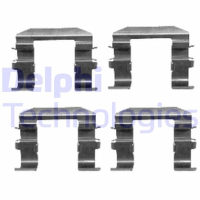 Комплектующие, колодки дискового тормоза DELPHI LX0417 для HYUNDAI ix35