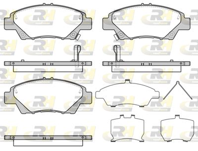 ROADHOUSE 21358.42 Тормозные колодки и сигнализаторы  для HONDA JAZZ IV (GK_) 1.3