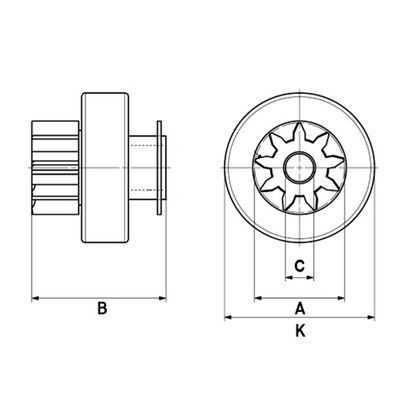 Vorschau Freilaufgetriebe, Starter