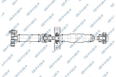Wał napędowy, napęd osi GSP PS901904