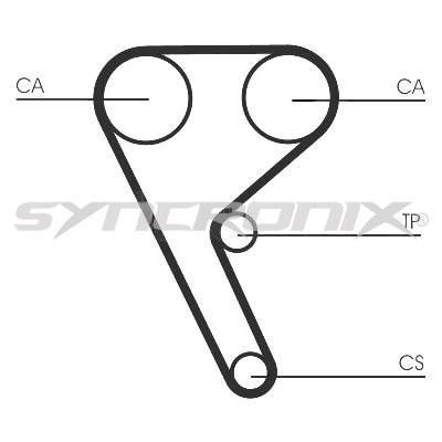 SY1157N SYNCRONIX Зубчатый ремень