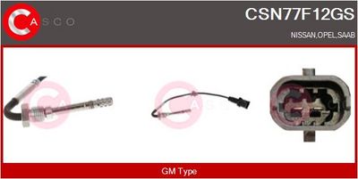 SENZOR TEMPERATURA GAZE EVACUARE