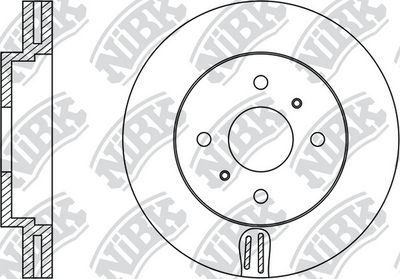 Тормозной диск NiBK RN1311 для TOYOTA PROBOX