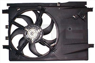 Вентилятор, охлаждение двигателя TYC 809-0022 для FIAT GRANDE