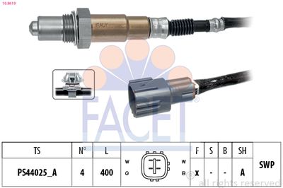 Sonda lambda FACET 10.8619