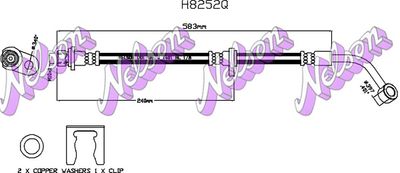 спирачен маркуч KAWE H8252Q