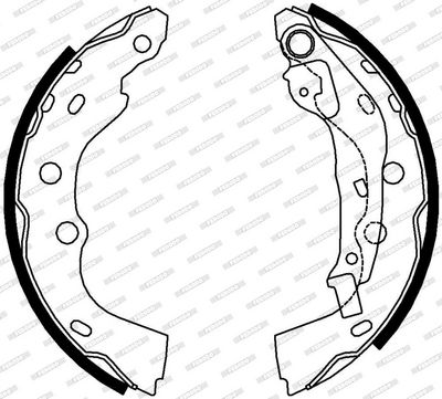 SET SABOTI FRANA FERODO FSB4009 2