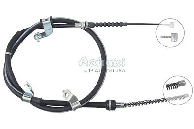 Тросик, cтояночный тормоз ASHUKI by Palidium ASH3-1297 для MITSUBISHI L300