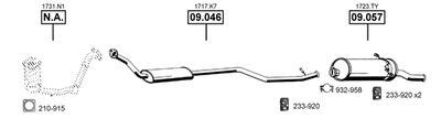 Układ wydechowy ASMET CI092705