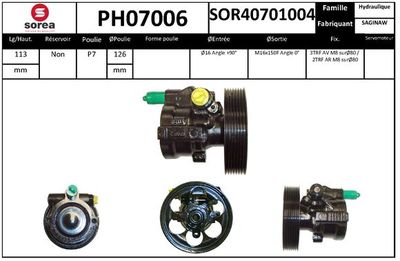 HYDRAULIKPUMPE LENKUNG SNRA PH07006