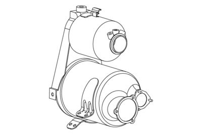 FILTRU FUNINGINE/PARTICULE SIST.DE ESAPAMENT WALKER 73397 1