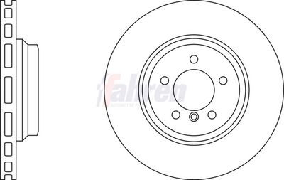 Fahren Brake Disc FBD6487
