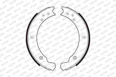 SET SABOTI FRANA FERODO FSB365 1