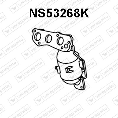 Катализатор VENEPORTE NS53268K для NISSAN NOTE