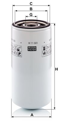 Olejový filtr MANN-FILTER W 11 023