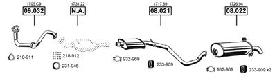 Układ wydechowy ASMET PE081905