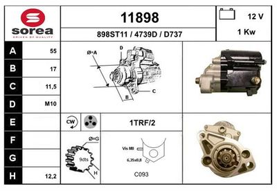STARTER EAI 11898
