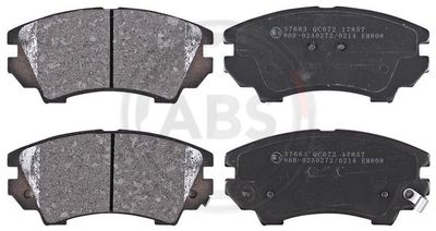 Zestaw klocków hamulcowych, hamulce tarczowe A.B.S. 37683