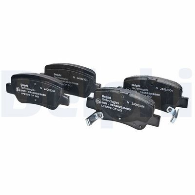 Remblokken set Achter , past: TOYOTA AVENSIS 1.6-2.2D 11.08-10.18
