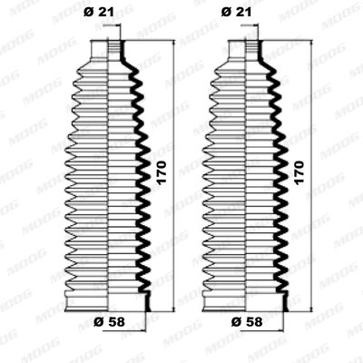 ANSAMBLU BURDUF DIRECTIE MOOG K150130 1