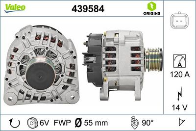 генератор VALEO 439584