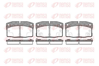 Комплект тормозных колодок, дисковый тормоз REMSA 0298.02 для DAEWOO NEXIA