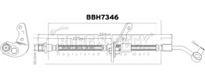 спирачен маркуч BORG & BECK BBH7346