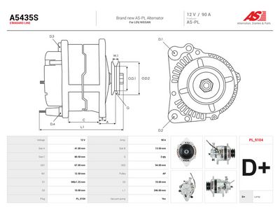 generátor AS-PL A5435S