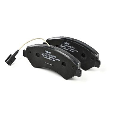 BREMSBELAGSATZ SCHEIBENBREMSE DELPHI LP2492 6