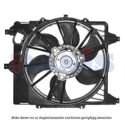 AKS DASIS 188210N Вентилятор системы охлаждения двигателя  для RENAULT KANGOO (Рено Kангоо)