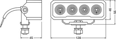 ARBEITSSCHEINWERFER ams-OSRAM LEDWL115WD 3