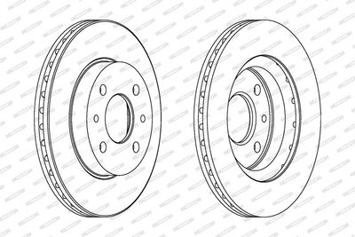 DISC FRANA FERODO DDF1142 1
