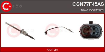 SENZOR TEMPERATURA GAZE EVACUARE CASCO CSN77F45AS
