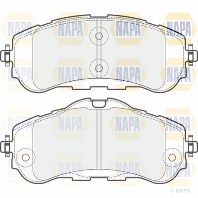 Brake Pad Set NAPA NBP1355