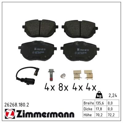 Vorschau Bremsbelagsatz, Scheibenbremse