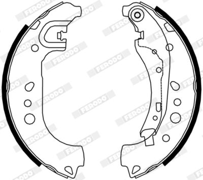 Bromsbackar, sats FERODO FSB4313