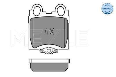 Комплект тормозных колодок, дисковый тормоз MEYLE 025 234 2915/W для LEXUS SC