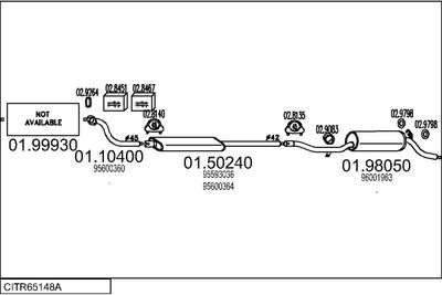 SISTEM DE ESAPAMENT MTS CITR65148A028866