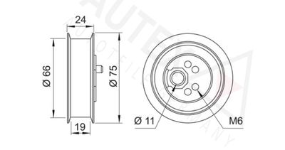 ROLA INTINZATOR CUREA DISTRIBUTIE AUTEX 641116 1